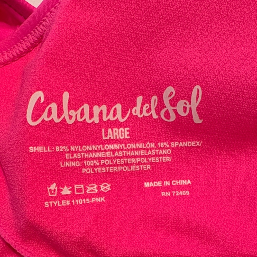 Chic Pink Ruffled Bikini Top - Picture 2 of 3